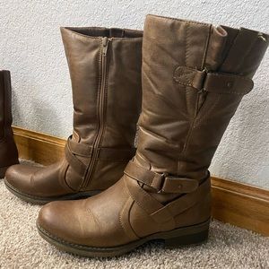 Mid calf boots